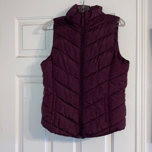 SO Women's Dark Purple Puffer Vest